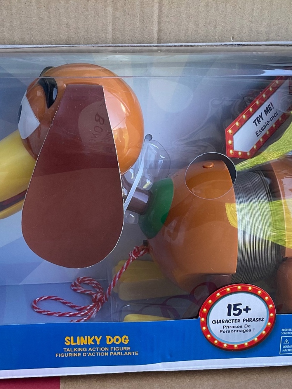 PIXAR .TOY STORY  SLINKY DOG  RETIRED  TALKS  NWT 2024